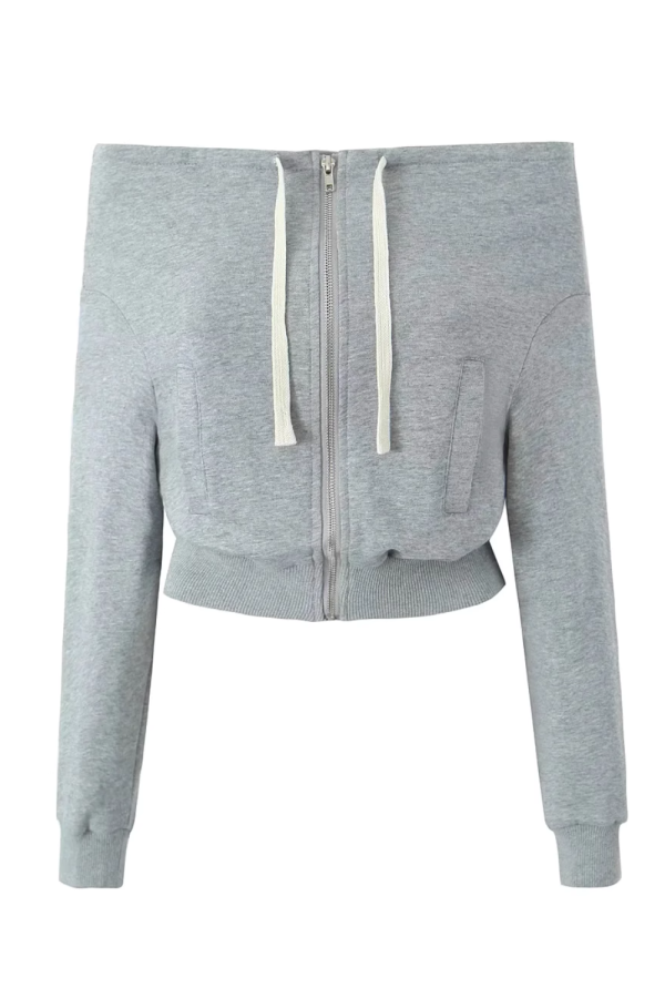 Irene  Cowl Turtleneck Full-Zip Sweater (3 Colors) For Cheap - Image 2