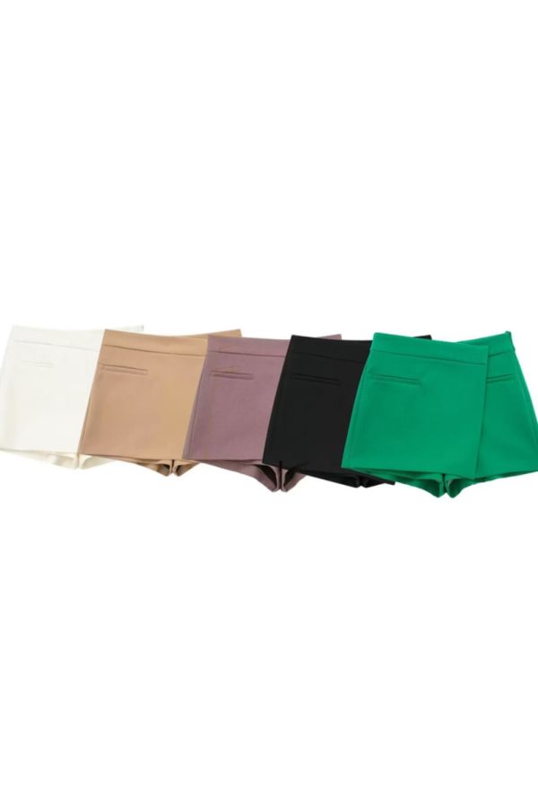 ‘Michelle’ Mini Shorts Culottes （5 Color) Online now
