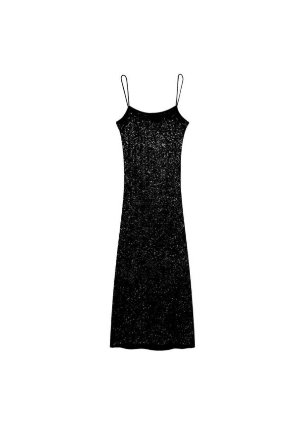 ‘Aurora’ Strappy Sequins Midi Dress （2 Colors) on Sale - Image 3
