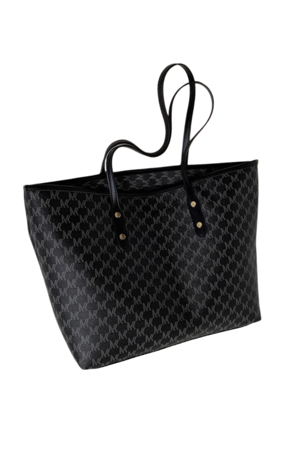 Heidy  Geometric Pattern Tote Bag (3 Colors) Discount - Image 2