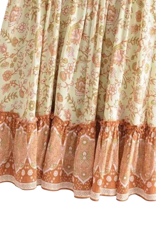 Isabelle   Floral Printed Pleated Dress on Sale - Image 5