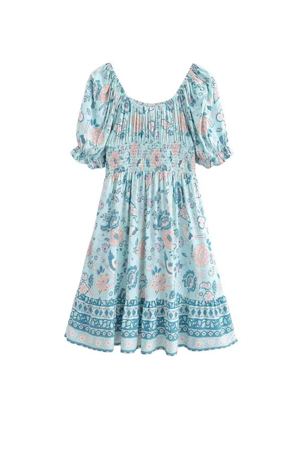 Lsabelle  Lace-up Waist Pleated dress Online Sale - Image 2