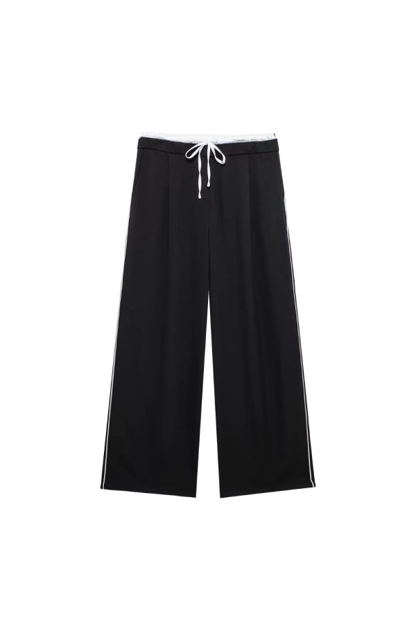 Harper  Casual Pants with Side Stripes (2 color) Hot on Sale - Image 4