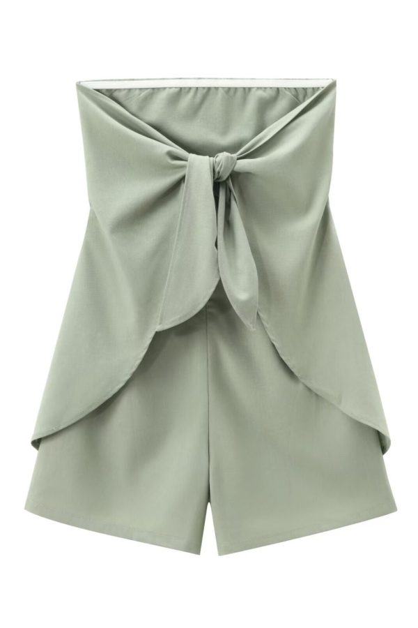 Matilda  Linen Blend Short Jumpsuit Online - Image 2