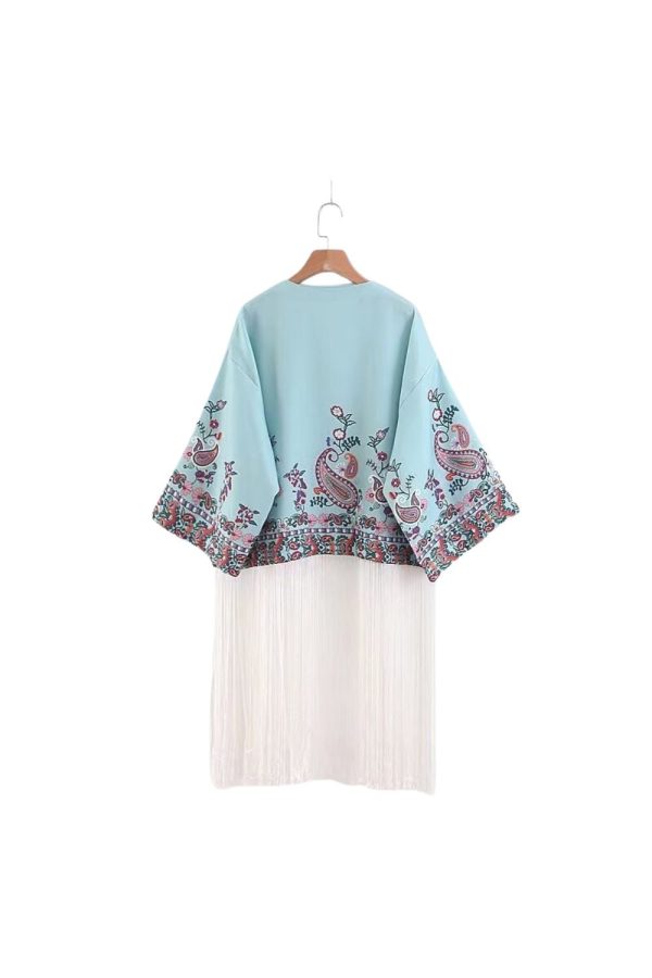 ‘Alice’ Open-Front Dress-Style Outerwear Fashion - Image 2