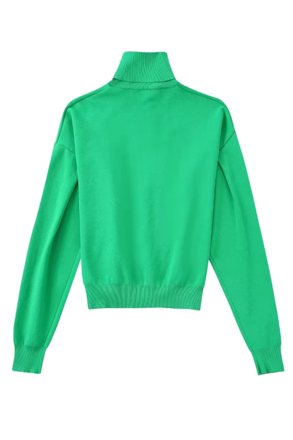 Marilyn  Turtleneck Knitted Sweater (2 Colors) For Cheap - Image 3