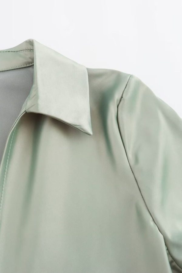 ‘Poppy’ Bow Tie V-Neck Women’s Blouse For Cheap - Image 4