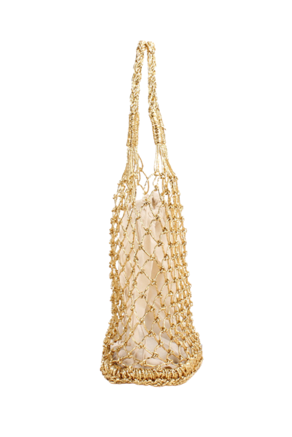 Lori  Metallic Net Braided Handbag (3 Colors) Online Hot Sale - Image 4