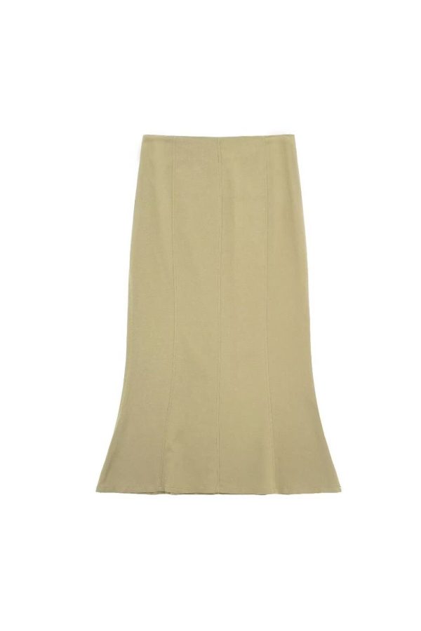 ‘Varvara’ Backless Vest Top &  Midi Skirt  Bottom (Sold Separately) For Discount - Image 5