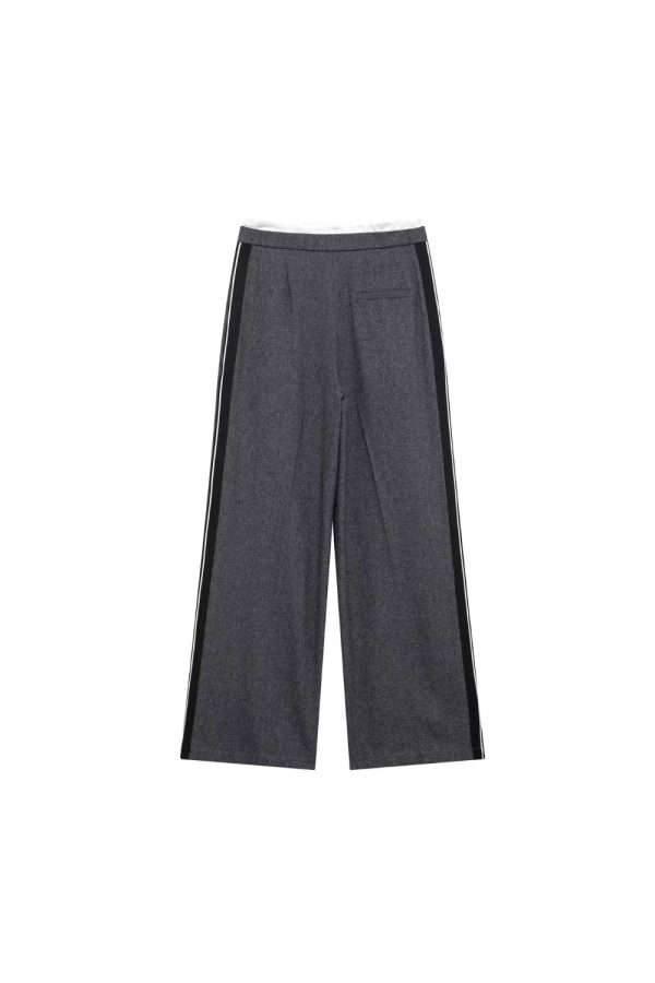 Harper  Casual Pants with Side Stripes (2 color) Hot on Sale - Image 3