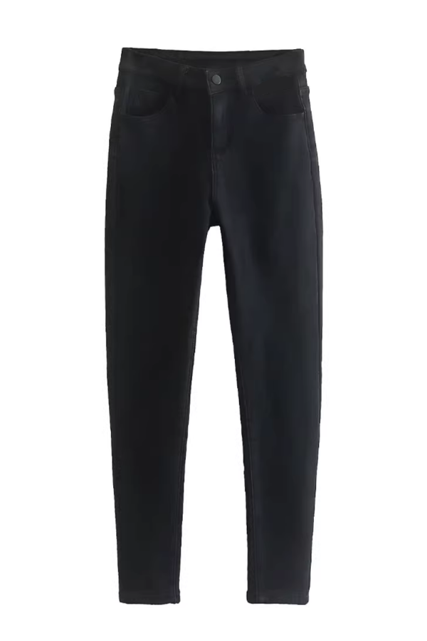 Toni  High-Waist Slim Skinny Jeans (2 Colors) Supply - Image 2