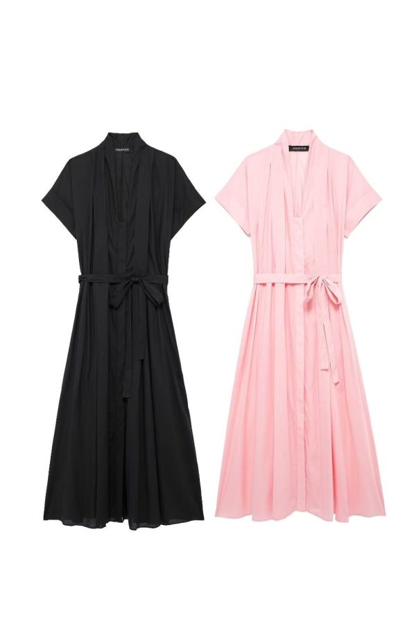 ‘Maisie’ Shirt-style Dress (2 Colors) For Sale