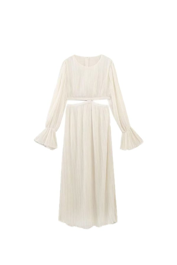 ‘Madison’ Waist-Embellished Cutout Dress Online now