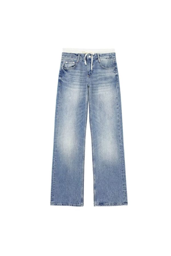 ’Emery‘ Mid-rise Paneled Wide-Leg Jeans Hot on Sale