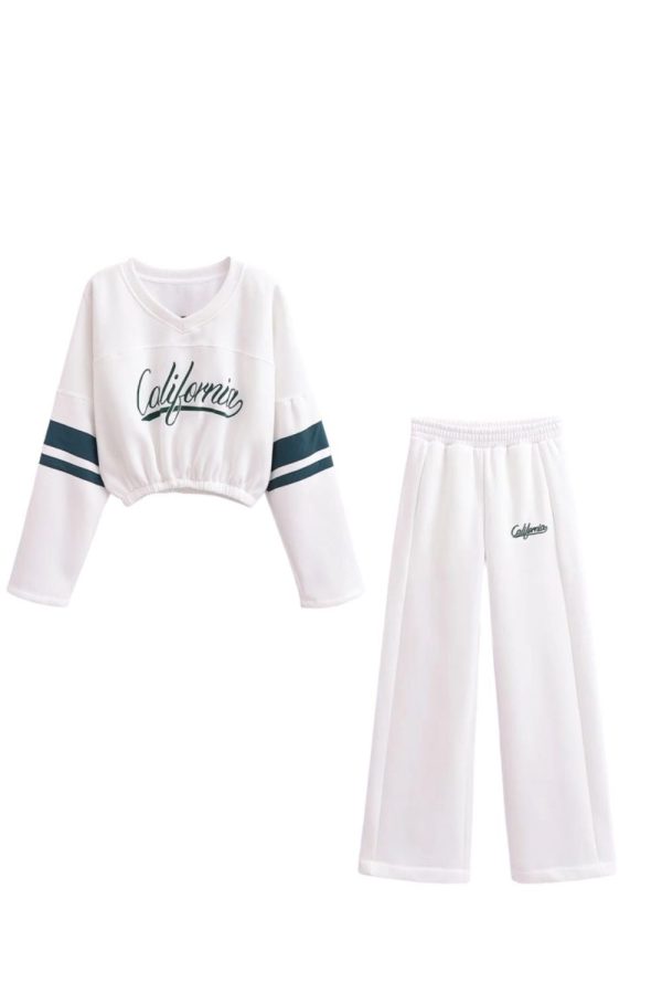 Isabelle  Alphabet sweater Top &  Pants (Sold Separately) Online Sale