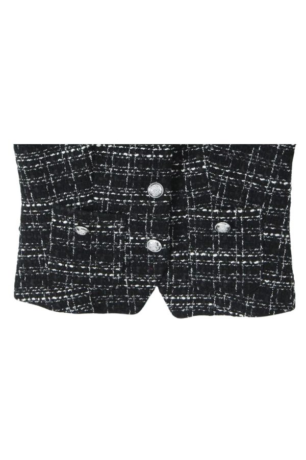 ‘Maya’ V-Neck Button Vest Hot on Sale - Image 4