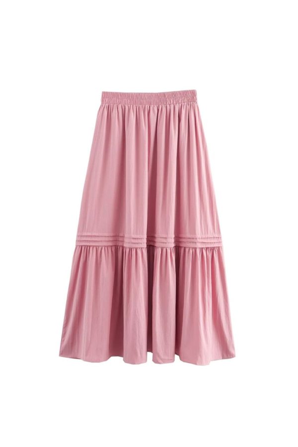 ‘Lucy’ Summer Loose Fit Midi Skirt Discount - Image 5