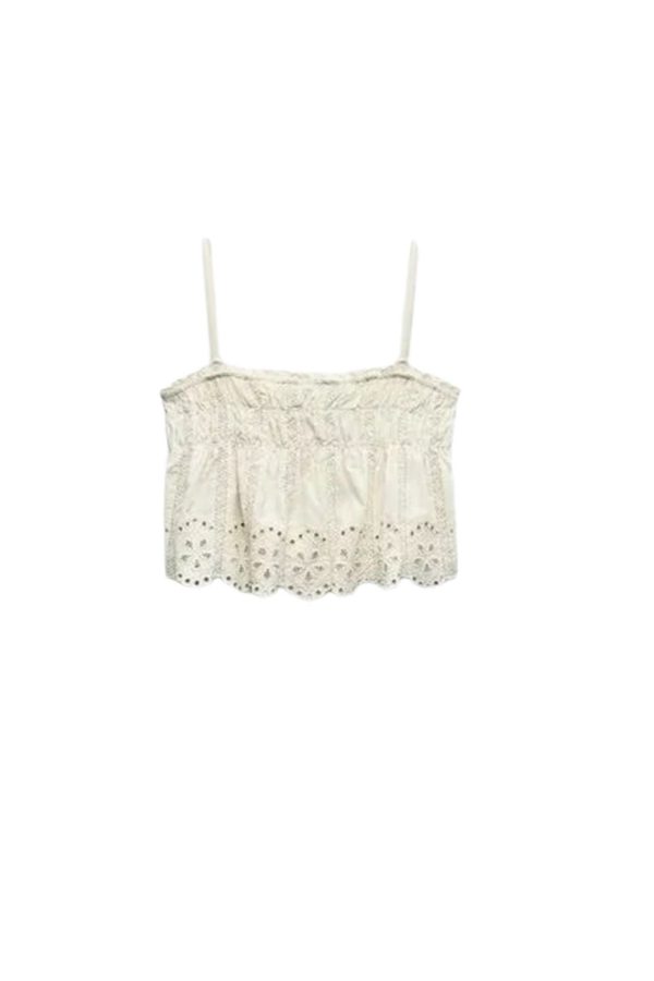 Isabelle  Straight Neck Embroidery Top &  Dress (Sold Separately) Online - Image 3