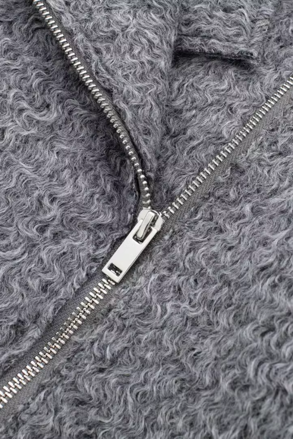 Marlene  Long-Sleeved  Asymmetrical Zipper Jacket For Cheap - Image 3