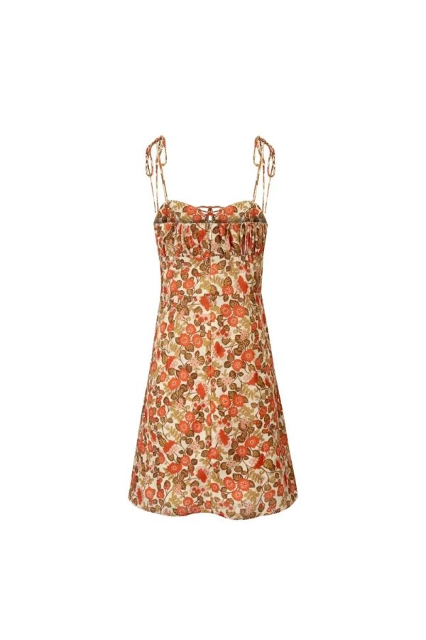 Imogen  Floral Print Strappy  Backless Dress on Sale - Image 2