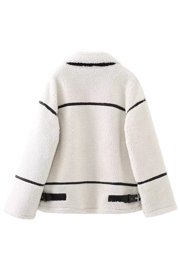 Kate  Plush Biker Jacket on Sale - Image 2