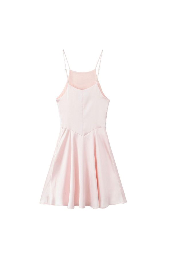 ‘Ruby‘ Pink Spaghetti Strap Mini Skirt Online now - Image 2