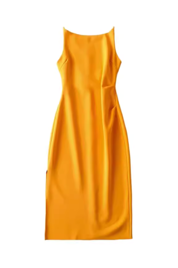 Hazel  Boatneck Sleeveless Slit Dress (11 Colors) For Cheap - Image 3