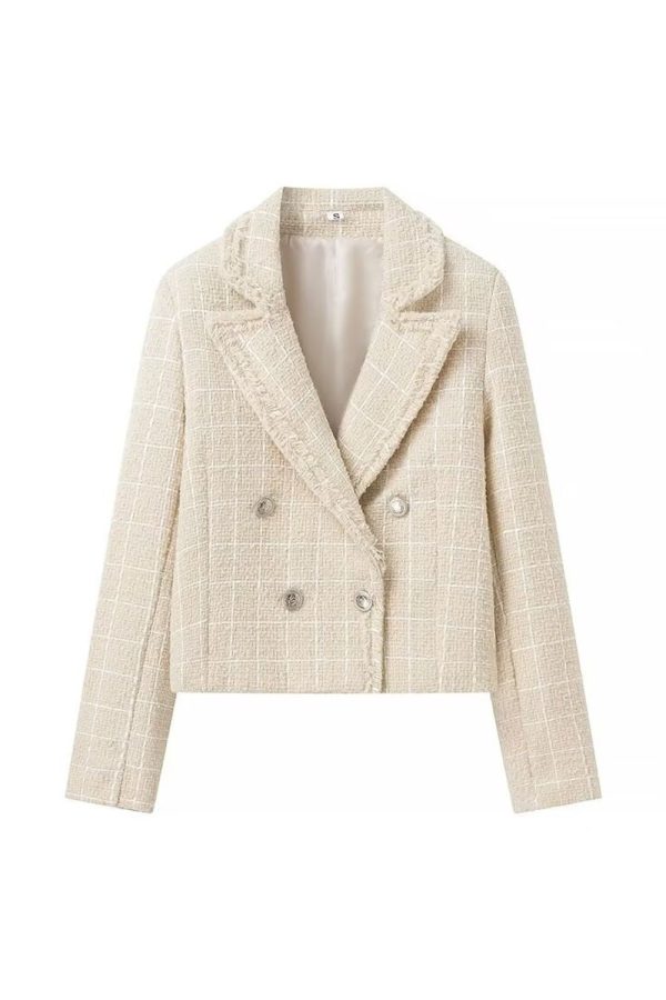 Aria  Chic Casual Tweed Short Jacket For Cheap - Image 2