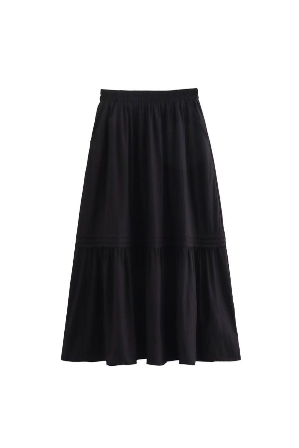 ‘Lucy’ Summer Loose Fit Midi Skirt Discount - Image 3