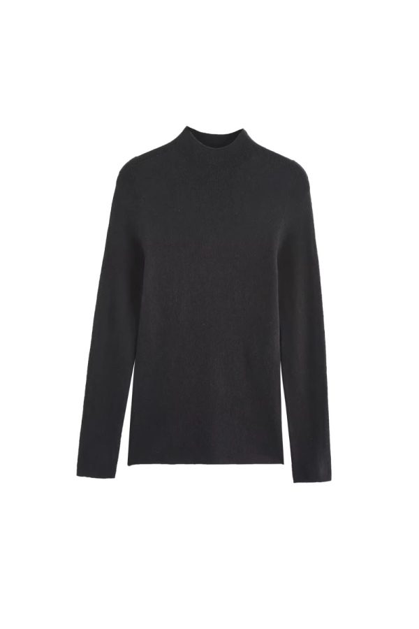Brooke  Solid-Color Crewneck Knit Base Layer Top Online Hot Sale - Image 3