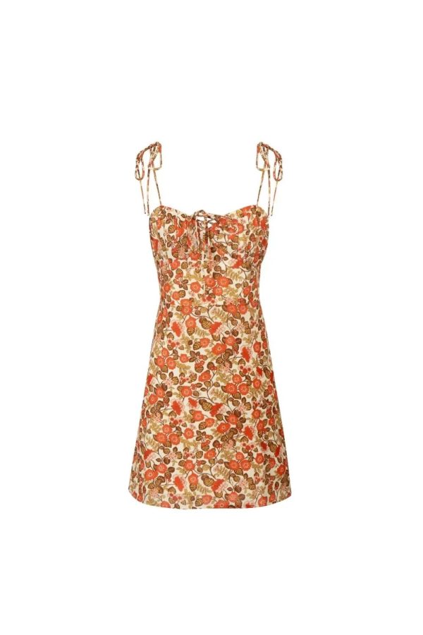 Imogen  Floral Print Strappy  Backless Dress on Sale