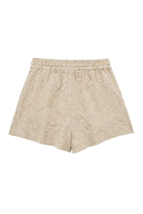 ‘Freya’ Elastic Waist Casual Shorts For Cheap - Image 2