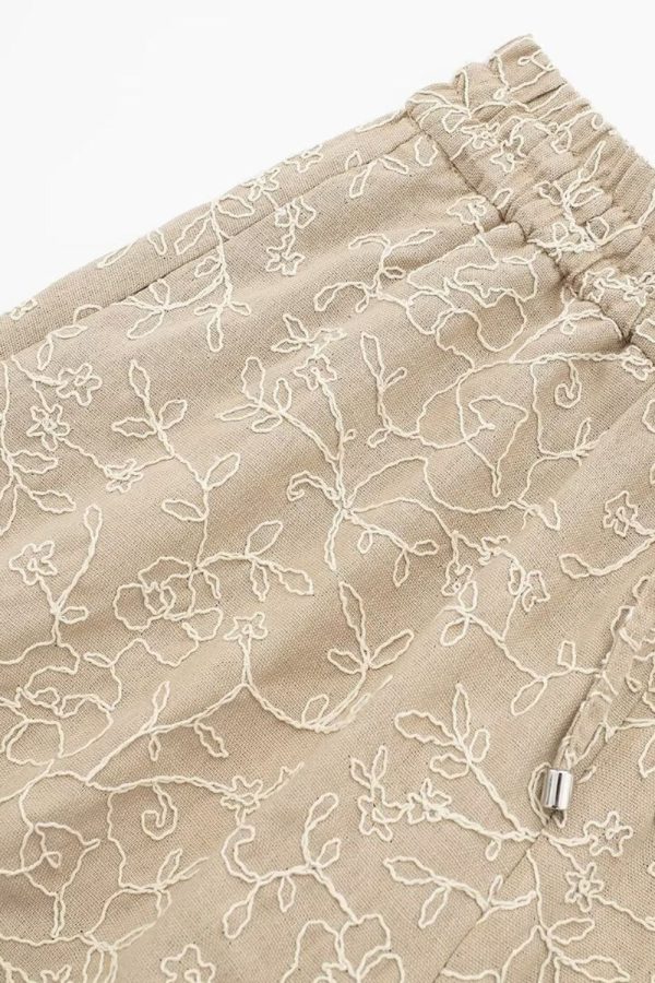 ‘Freya’ Elastic Waist Casual Shorts For Cheap - Image 5