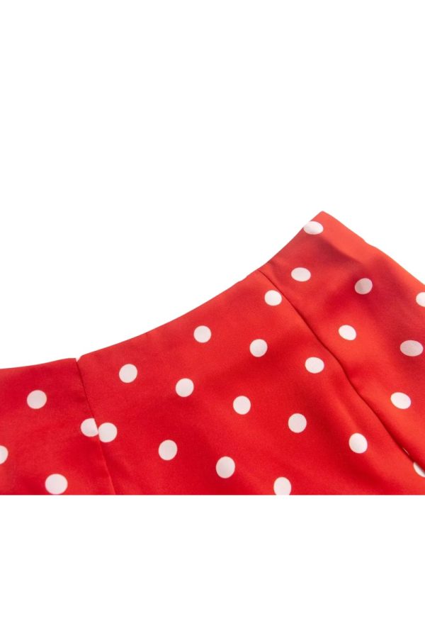 Alice  Red Polka Dot Midi Skirt Discount - Image 3