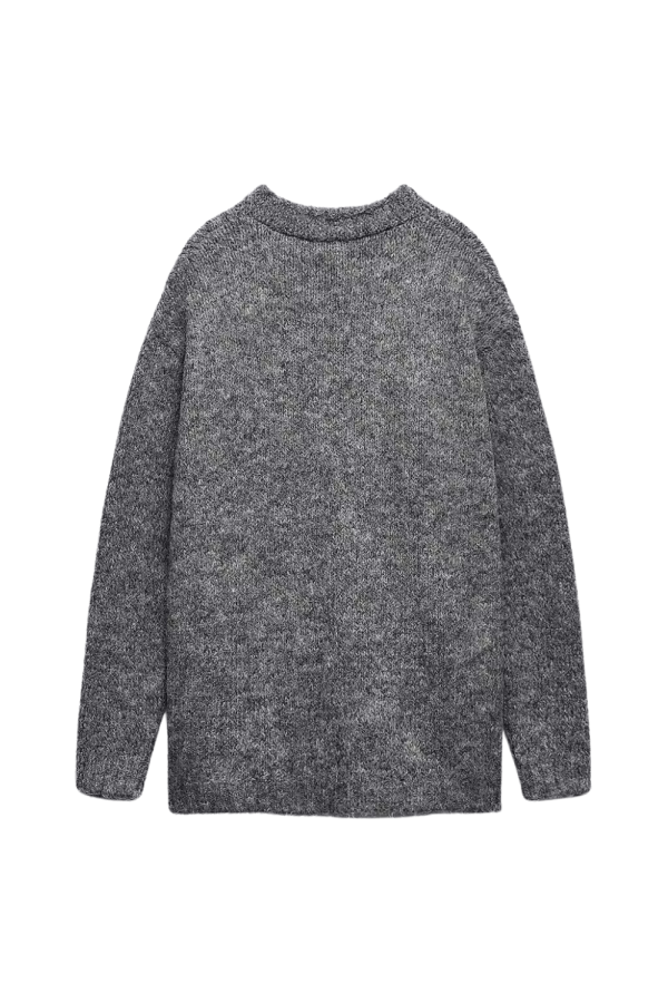 Kayla  V-Neck Loose Knitted Cardigan (2 Colors) on Sale - Image 3