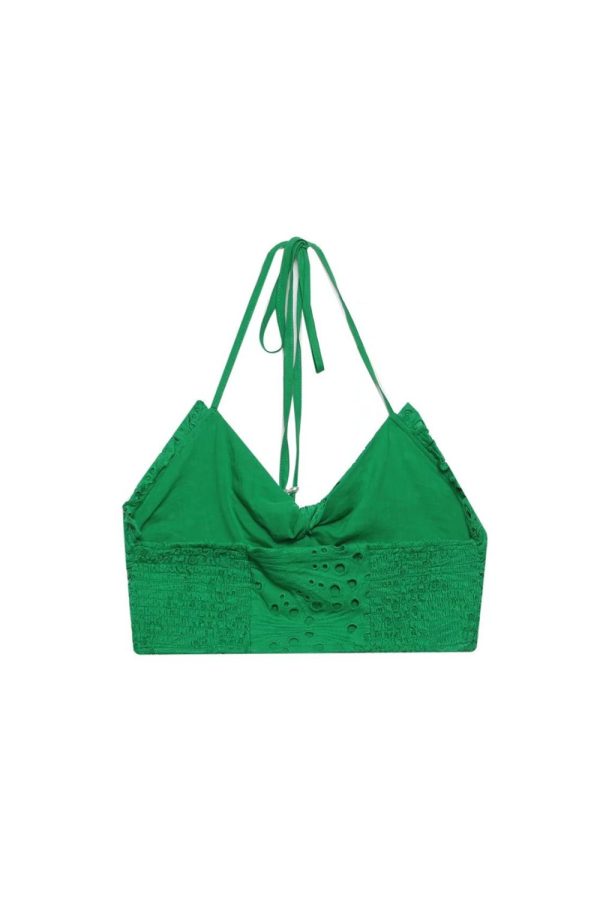 Imogen  Crochet Embroidered Crop Top & Mini Skirt Set (Sold Separately) Cheap - Image 3