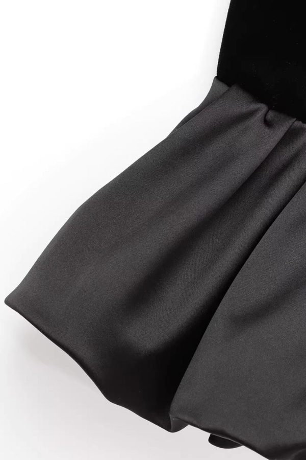 Luna  Velvet sweetheart - neck Top Online - Image 5