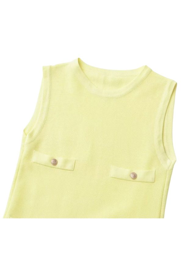 Scarlett Simple Pleated Knit Mini Dress Hot on Sale - Image 3