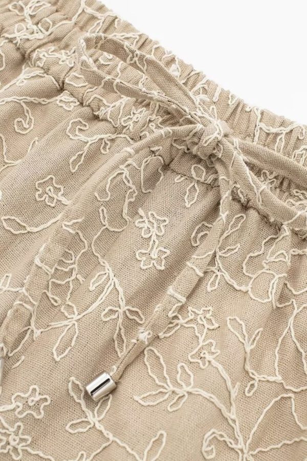 ‘Freya’ Elastic Waist Casual Shorts For Cheap - Image 3