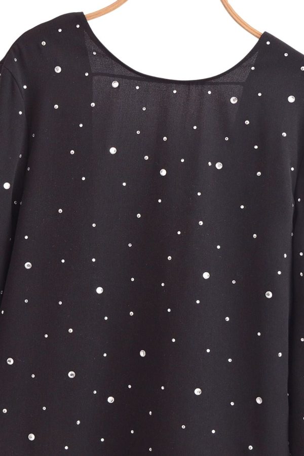 Mila  Sequined Open-Back Top For Discount - Image 3