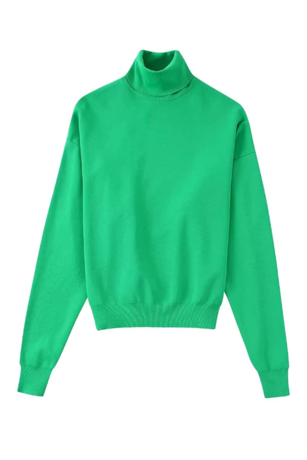 Marilyn  Turtleneck Knitted Sweater (2 Colors) For Cheap