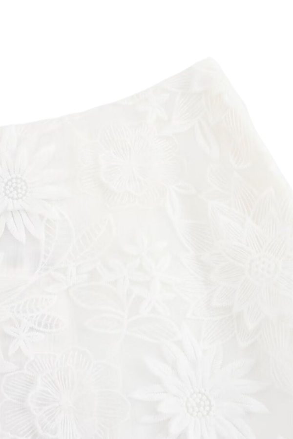 Eliza  Embroidered Midi Skirt Cheap - Image 4