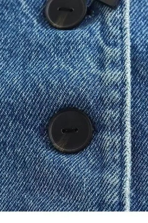 Ruby  Versatile Washed Denim Vest For Cheap - Image 5