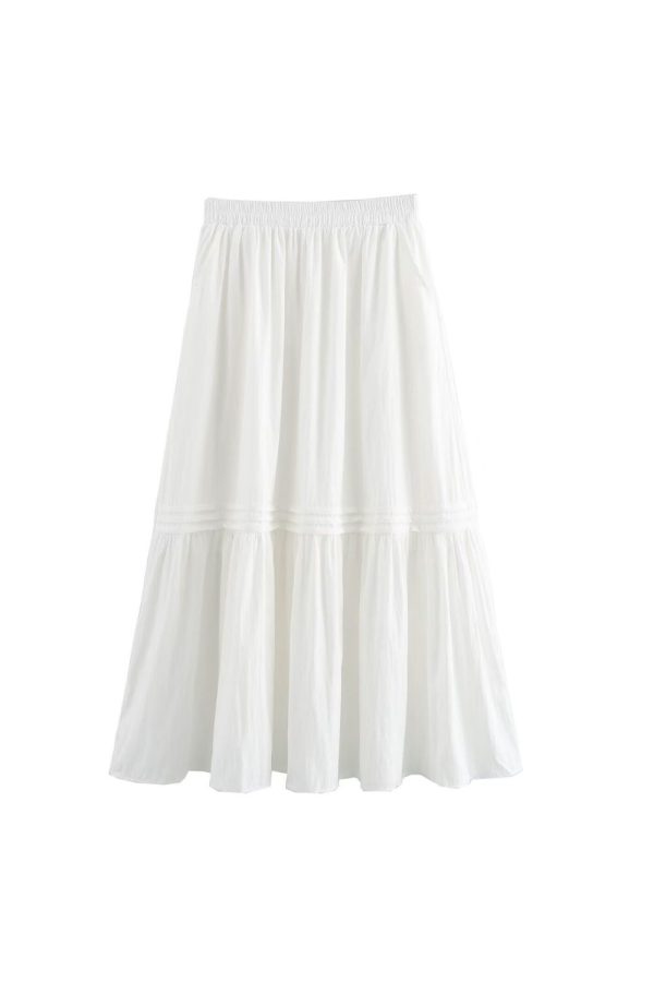 ‘Lucy’ Summer Loose Fit Midi Skirt Discount - Image 4