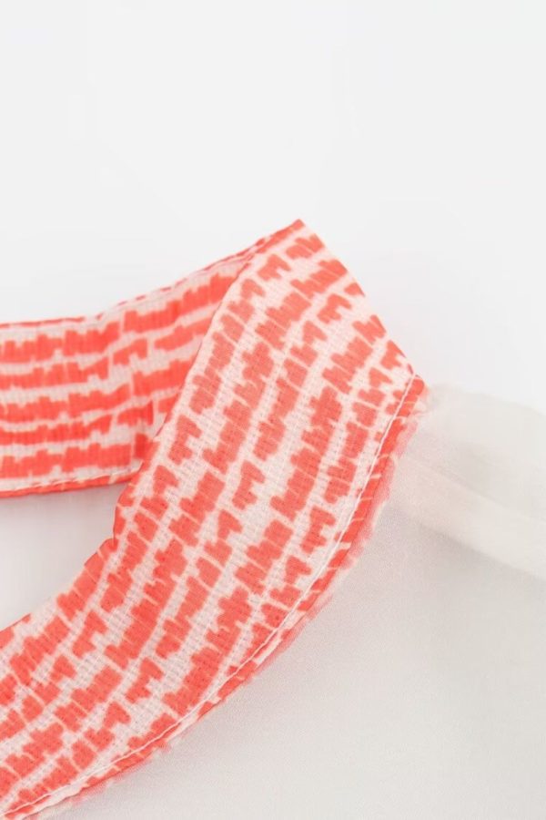 ‘Poppy’ Simple Floral Print Sheer Long Sleeve Blouse Online now - Image 4