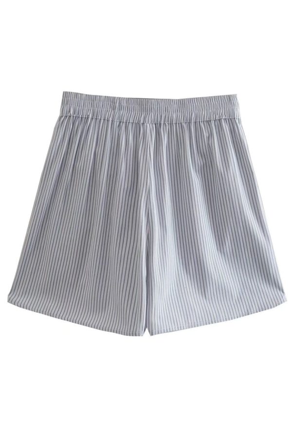 ‘Florence’ Striped Shirt & Casual Shorts Set (Sold Separately) Fashion - Image 4