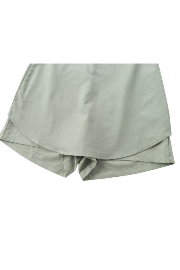 Matilda  Linen Blend Short Jumpsuit Online - Image 4