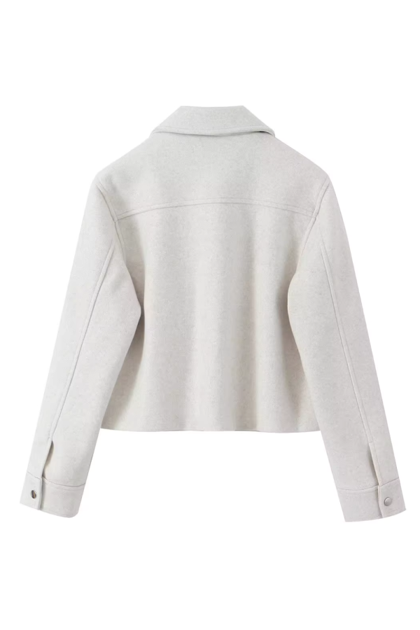 Christine  Soft Short Jacket (2 Colors) Hot on Sale - Image 2