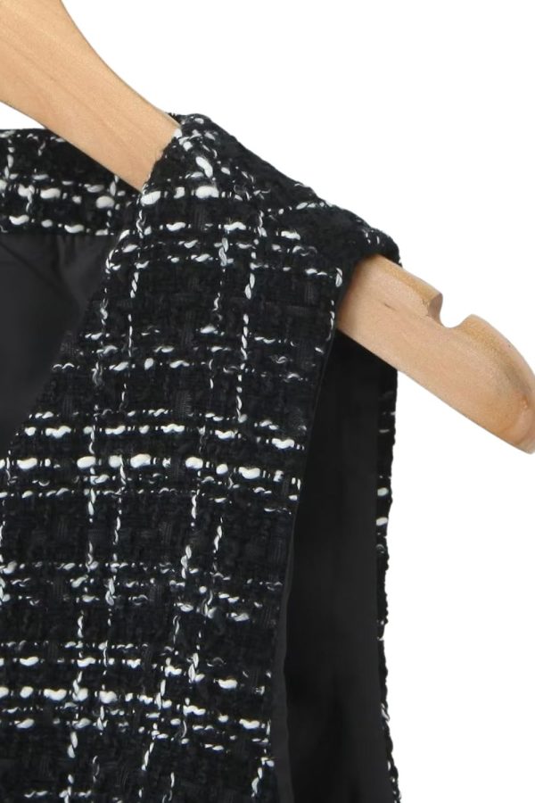 ‘Maya’ V-Neck Button Vest Hot on Sale - Image 5