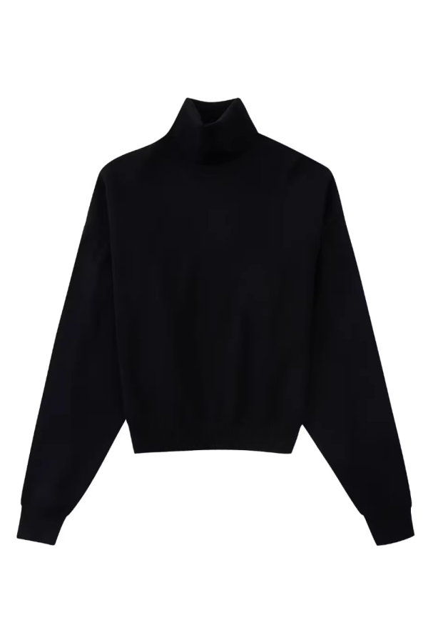 Marilyn  Turtleneck Knitted Sweater (2 Colors) For Cheap - Image 2